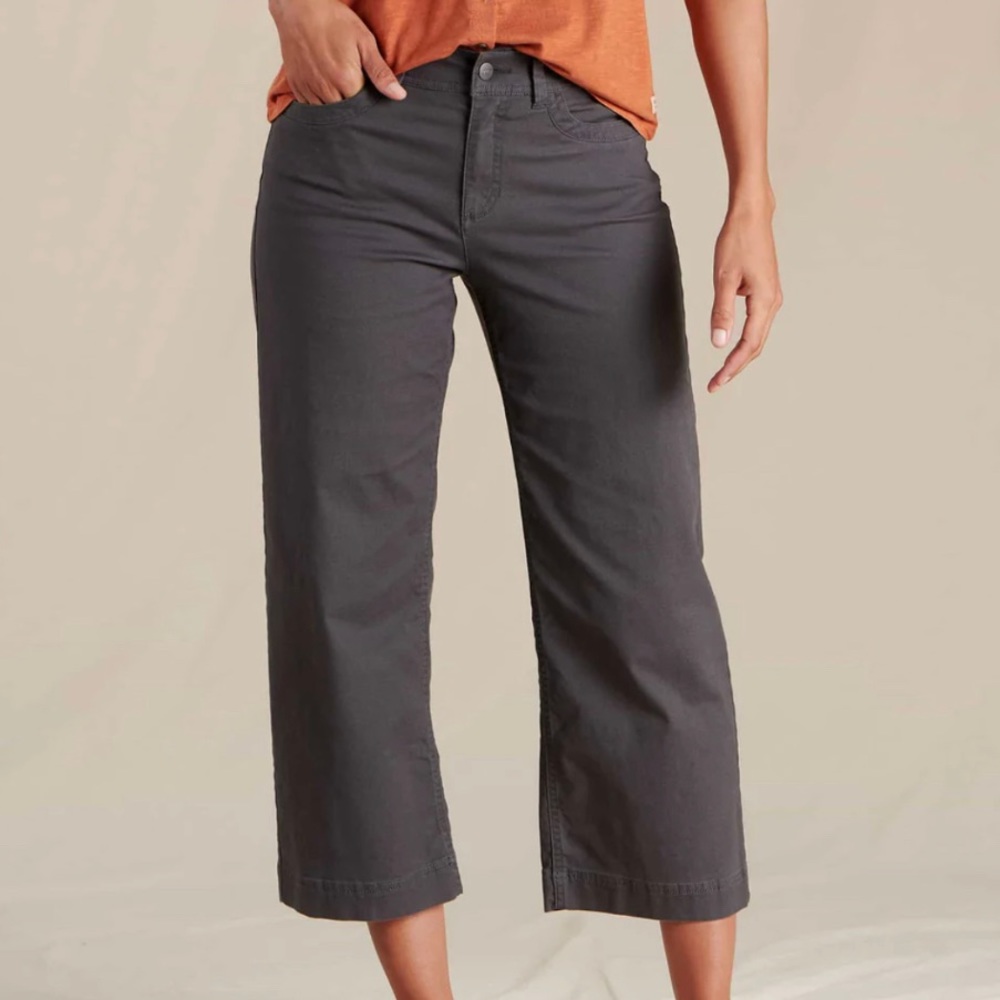 TOAD & CO Earthworks Wide Leg Pant, Organic Cotton, Size 8